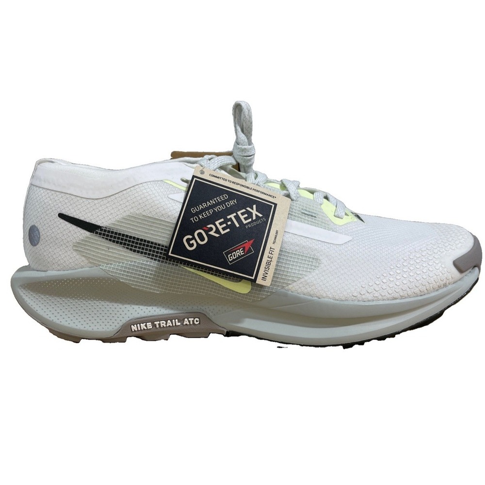 Men's Nike Pegasus Trail 5 GTX Trail Shoes Gore-tex White Sequoia Rare Size 10